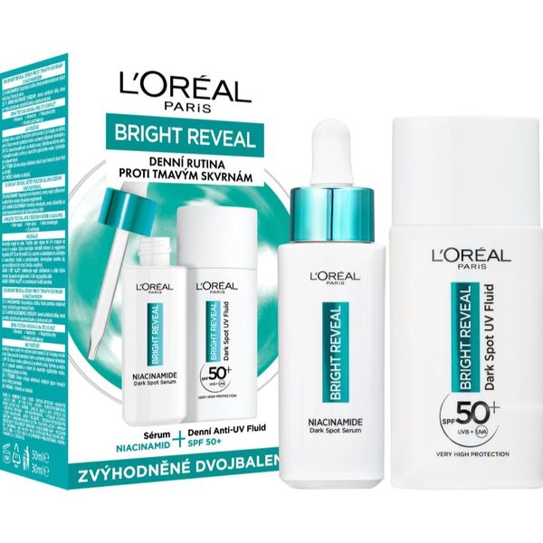 L’Oréal Paris L’Oréal Paris Bright Reveal изравняваща грижа против пигментни петна(изгодна опаковка)