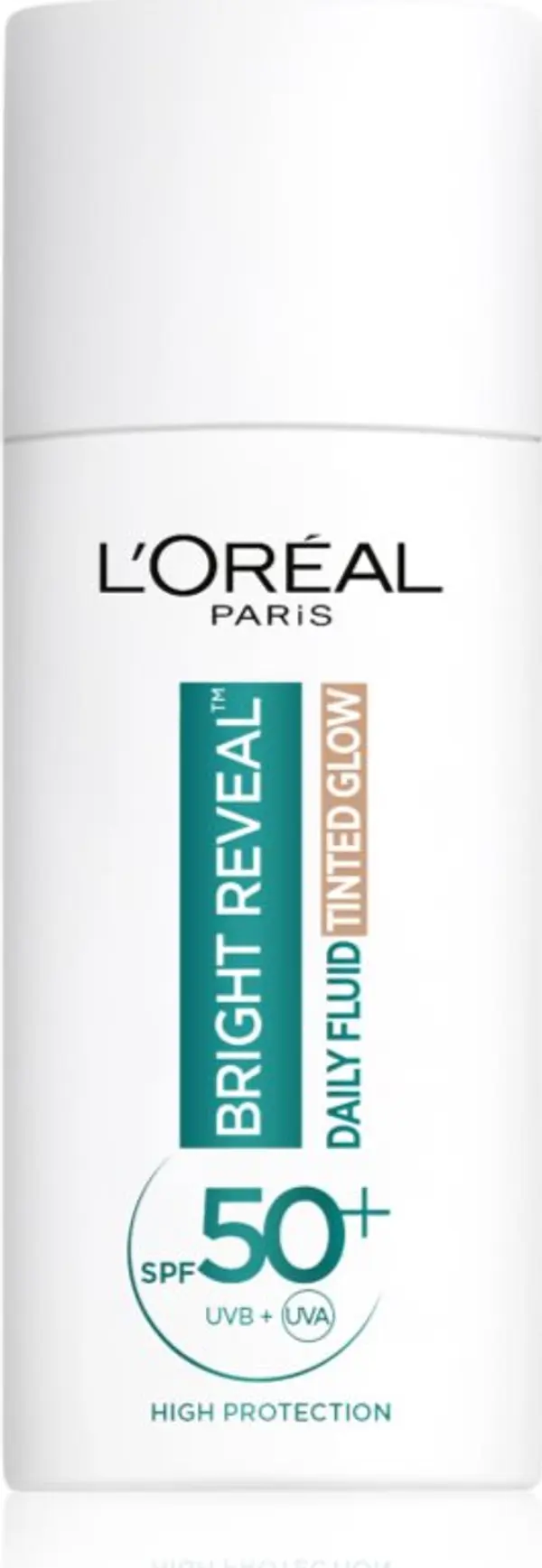 L’Oréal Paris L’Oréal Paris Bright Reveal озаряващ тониращ флуид Против тъмни петна SPF 50+ 50 мл.