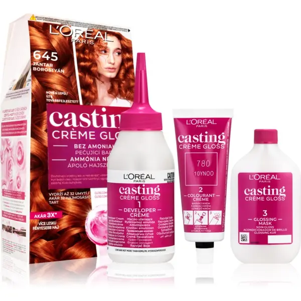 L’Oréal Paris L’Oréal Paris Casting Creme Gloss боя за коса цвят 645 Jantar 1 бр.
