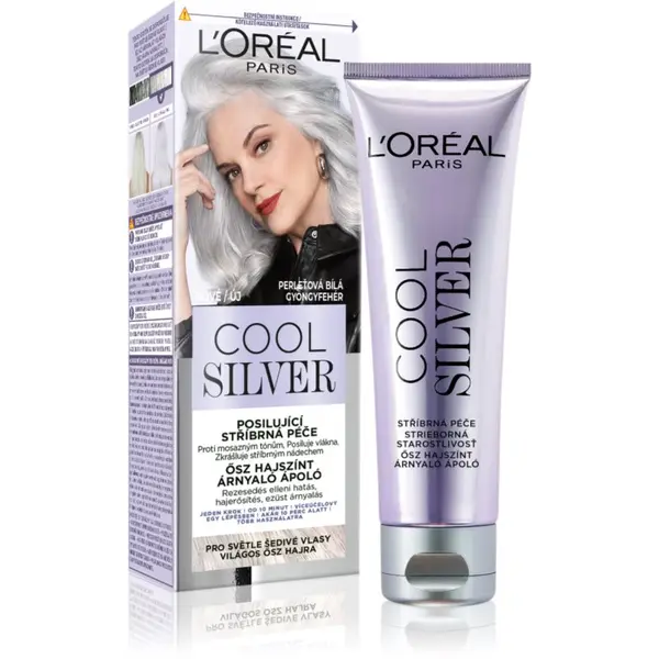 L’Oréal Paris L’Oréal Paris Cool Silver боя за коса цвят Pearly White 2 1 бр.