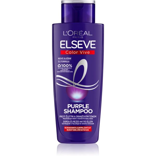 L’Oréal Paris L’Oréal Paris Elseve Color-Vive Purple шампоан, неутрализиращ жълтите нюанси 200 мл.