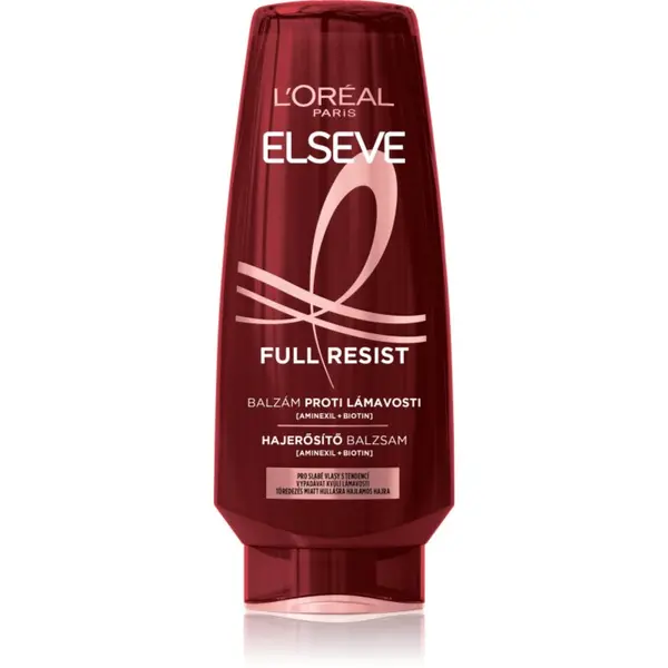 L’Oréal Paris L’Oréal Paris Elseve Full Resist Aminexil подсилващ балсам за тънка коса със склонност към косопад 300 мл.