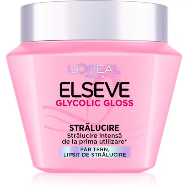 L’Oréal Paris L’Oréal Paris Elseve Glycolic Gloss маска за коса за сияен блясък 300 мл.