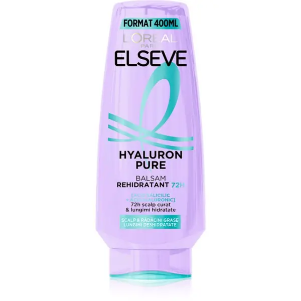 L’Oréal Paris L’Oréal Paris Elseve Hyaluron Pure балсам за коса за мазен скалп и сухи краища 400 мл.