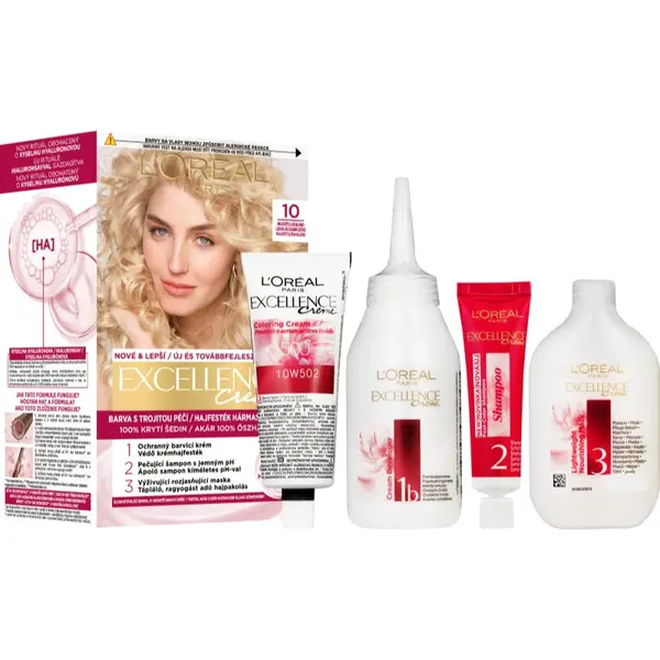 L’Oréal Paris L’Oréal Paris Excellence Creme боя за коса цвят 10 1 бр.