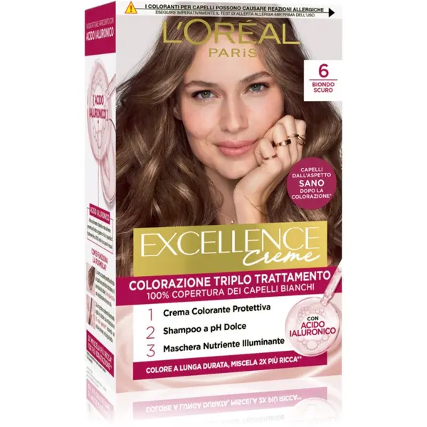 L’Oréal Paris L’Oréal Paris Excellence Creme боя за коса цвят 6 Biondo Scuro 1 бр.