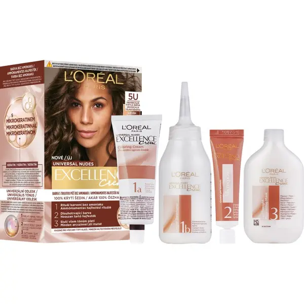 L’Oréal Paris L’Oréal Paris Excellence Universal Nudes перманентната боя за коса цвят 5U 1 бр.
