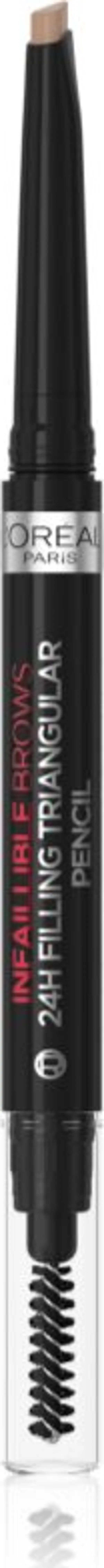 L’Oréal Paris L’Oréal Paris Infaillible 24h Filling Triangular Pencil прецизен молив за вежди водоустойчив цвят Auburn 1 мл.