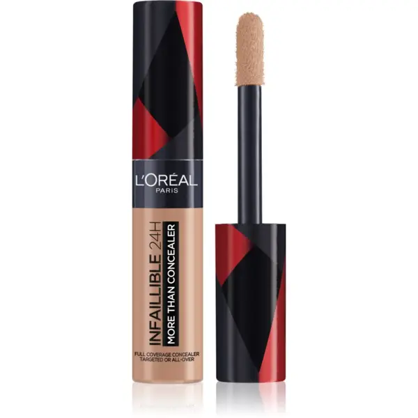 L’Oréal Paris L’Oréal Paris Infaillible 24h More Than Concealer покриващ коректор с матиращ ефект цвят 328 Linen 11 мл.