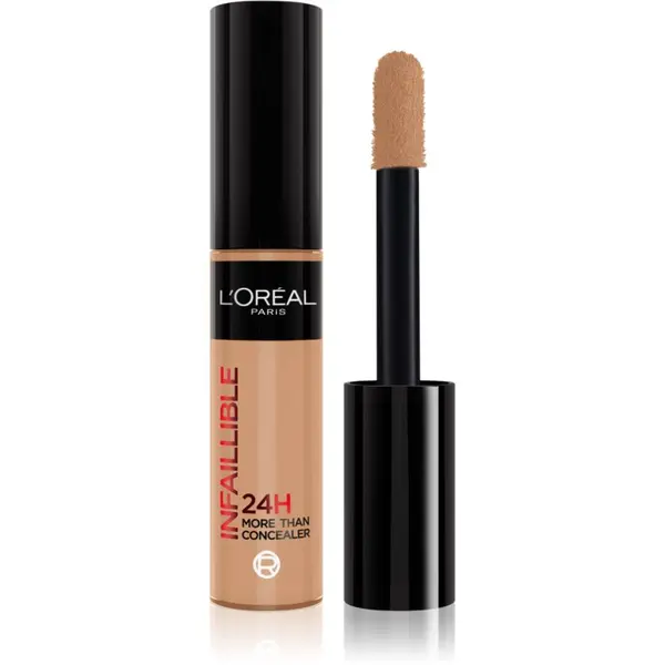 L’Oréal Paris L’Oréal Paris Infaillible 24h More Than Concealer покриващ коректор с матиращ ефект цвят 330 Pecan / 330 Warm Doré 11 мл.