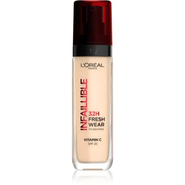 L’Oréal Paris L’Oréal Paris Infaillible 32H Fresh Wear дълготраен течен фон дьо тен цвят 015 NEUTRAL / NEUTRE 30 мл.