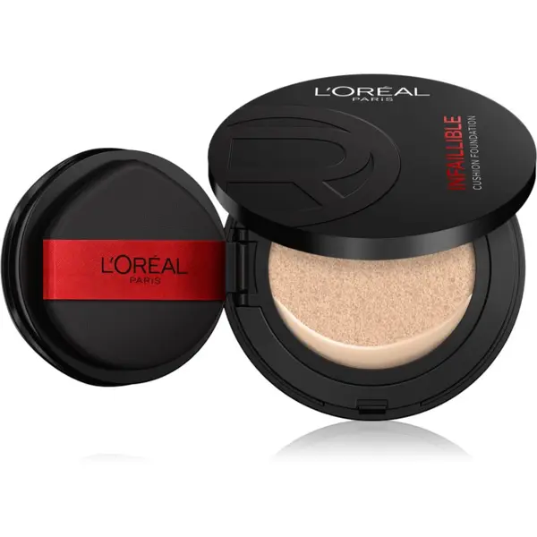 L’Oréal Paris L’Oréal Paris Infaillible Cushion Foundation дълготраен компактен фон дьо тен цвят N100 11 гр.