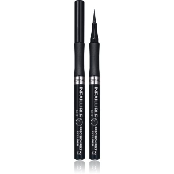 L’Oréal Paris L’Oréal Paris Infaillible Grip 27H Precision Felt очна линия в писалка цвят Black 1 мл.