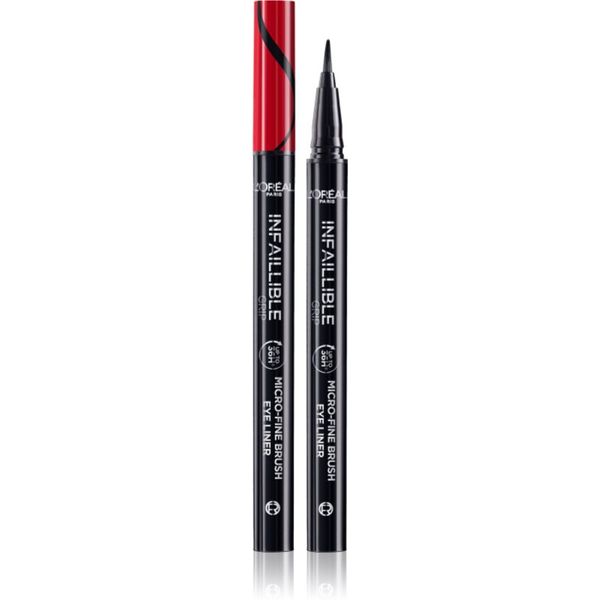 L’Oréal Paris L’Oréal Paris Infaillible Grip 36h Micro-Fine liner очна линия писалка цвят 01 Obsidian black 0,4 гр.