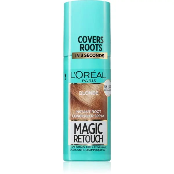 L’Oréal Paris L’Oréal Paris Magic Retouch спрей за мигновено прикриване на израснала коса цвят Blonde 75 мл.