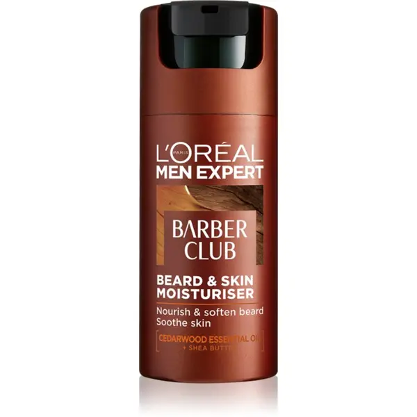 L’Oréal Paris L’Oréal Paris Men Expert Barber Club хидратиращ крем за зоната на лицето и брадата за мъже 100 мл.