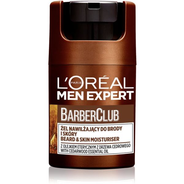 L’Oréal Paris L’Oréal Paris Men Expert Barber Club хидратиращ крем за зоната на лицето и брадата за мъже 50 мл.