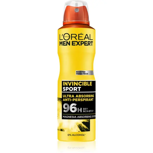 L’Oréal Paris L’Oréal Paris Men Expert Invincible Sport антиперспирант-спрей за мъже 150 мл.