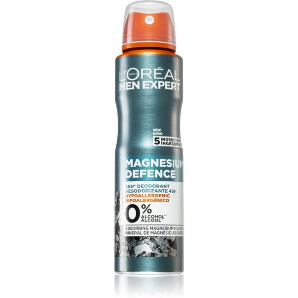 L’Oréal Paris L’Oréal Paris Men Expert Magnesium Defence дезодорант в спрей за мъже 150 мл.