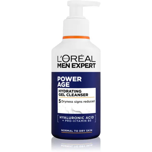 L’Oréal Paris L’Oréal Paris Men Expert Power Age овлажняващ почистващ гел за мъже 260 мл.