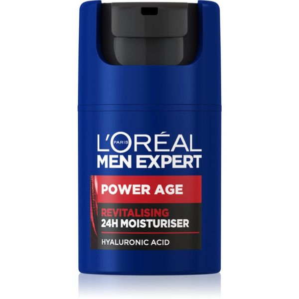 L’Oréal Paris L’Oréal Paris Men Expert Power Age ревитализиращ крем с хиалуронова киселина за мъже 50 мл.