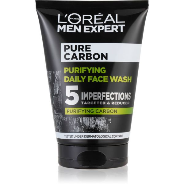 L’Oréal Paris L’Oréal Paris Men Expert Pure Carbon почистващ гел с активен въглен 100 мл.