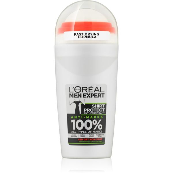 L’Oréal Paris L’Oréal Paris Men Expert Shirt Protect рол- он против изпотяване 50 мл.