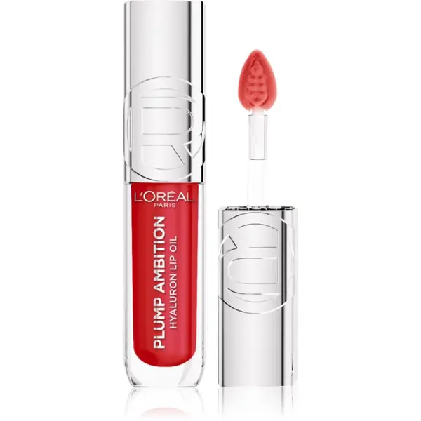 L’Oréal Paris L’Oréal Paris Plump Ambition блясък за устни за по-голям обем с хиалуронова киселина цвят 380 Rouge in Love 5 мл.