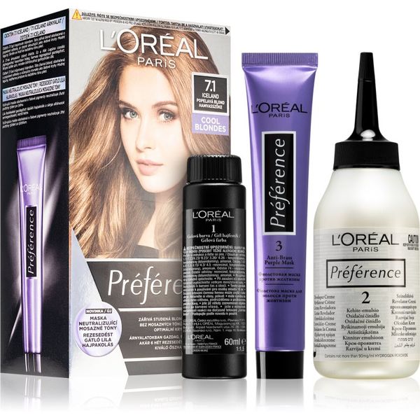 L’Oréal Paris L’Oréal Paris Préférence боя за коса цвят 7.1 Iceland
