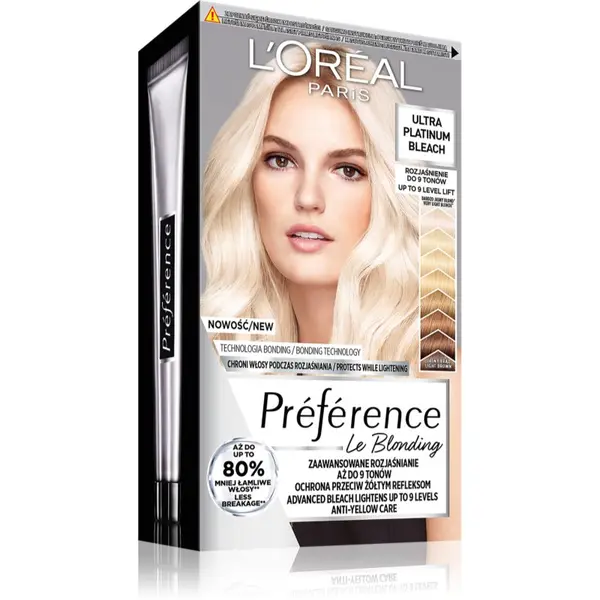 L’Oréal Paris L’Oréal Paris Préférence боя за коса цвят Ultra Platinum 1 бр.