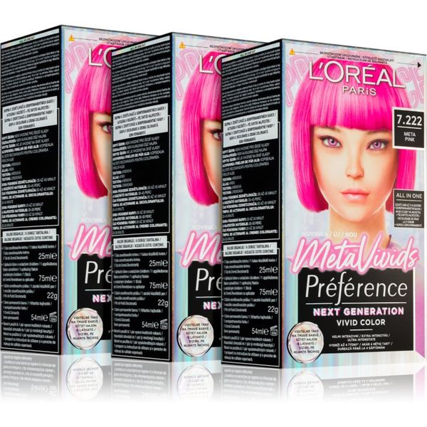 L’Oréal Paris L’Oréal Paris Préférence Meta Vivids полу-перманента боя за коса
