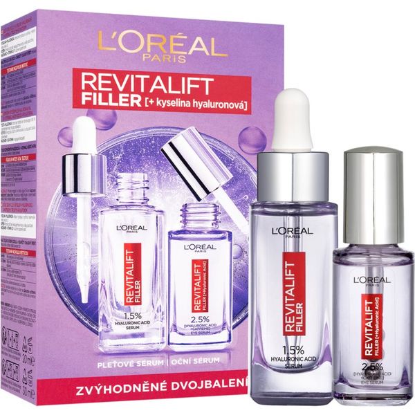 L’Oréal Paris L’Oréal Paris Revitalift Filler комплект за грижа за лице (за зоната на лицето и очите)