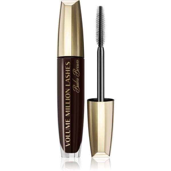 L’Oréal Paris L’Oréal Paris Volume Million Lashes Balm Brown грижеща се спирала за обем цвят Brown 8,6 мл.