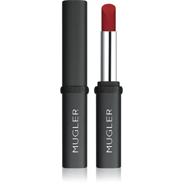 L’Oréal Paris L’Oréal Paris x Mugler полуматово червило с хидратиращ ефект цвят Red 1974 1.8 гр.