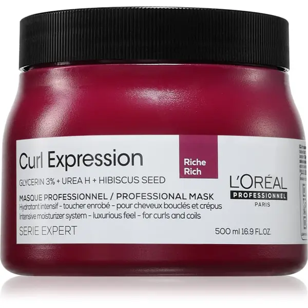 L’Oréal Professionnel L’Oréal Professionnel Curl Expression Curl Expression Rich mask интензивна хидратираща маска за чуплива и къдрава коса 500 мл.
