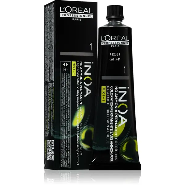 L’Oréal Professionnel L’Oréal Professionnel Inoa перманентната боя за коса без амоняк цвят 1 60 мл.
