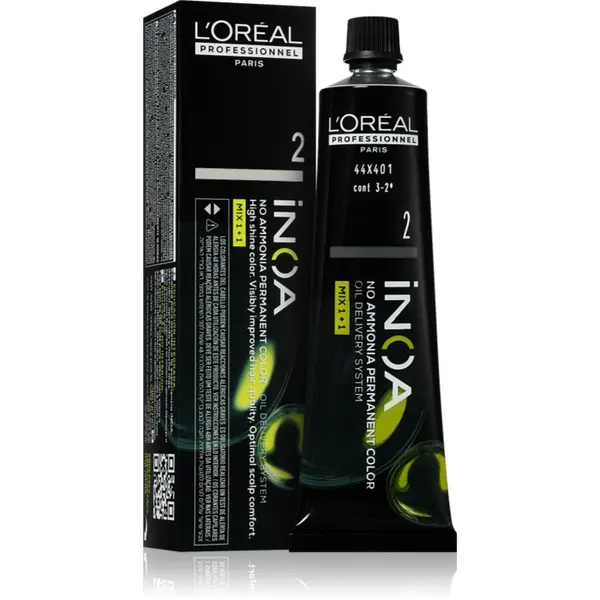 L’Oréal Professionnel L’Oréal Professionnel Inoa перманентната боя за коса без амоняк цвят 2 60 мл.