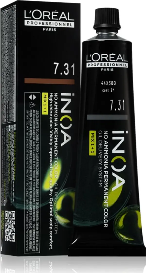 L’Oréal Professionnel L’Oréal Professionnel Inoa перманентната боя за коса без амоняк цвят 7.31 60 мл.