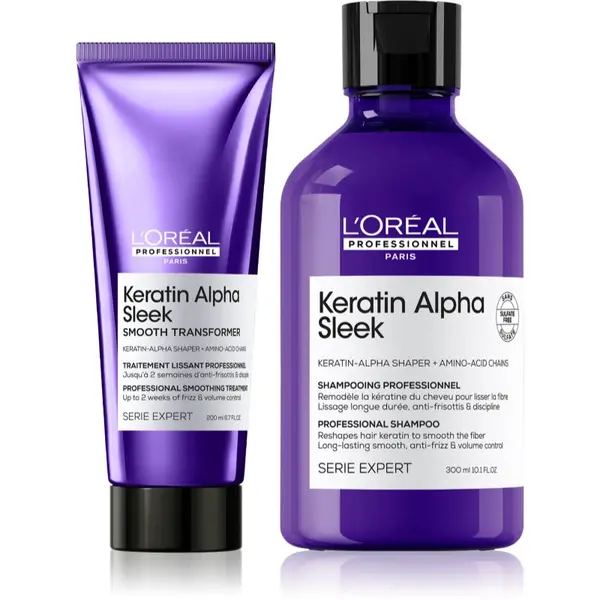L’Oréal Professionnel L’Oréal Professionnel Keratin Alpha Sleek комплект за изглаждане на косата