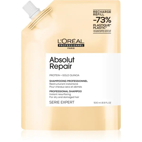 L’Oréal Professionnel L’Oréal Professionnel Serie Expert Absolut Repair дълбоко регенериращ шампоан за суха и увредена коса 500 мл.