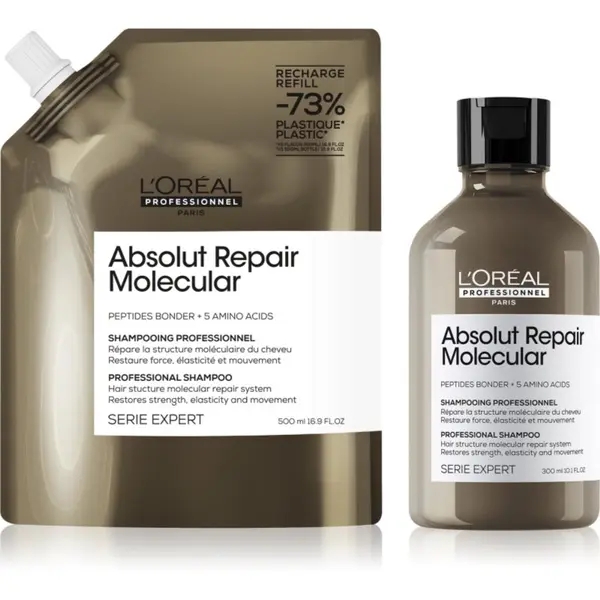 L’Oréal Professionnel L’Oréal Professionnel Serie Expert Absolut Repair Molecular изгодна опаковка за увредена коса