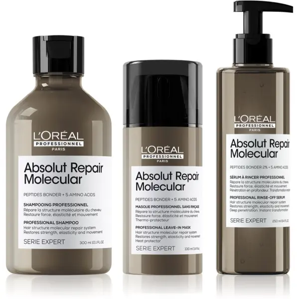 L’Oréal Professionnel L’Oréal Professionnel Serie Expert Absolut Repair Molecular изгодна опаковка за увредена коса