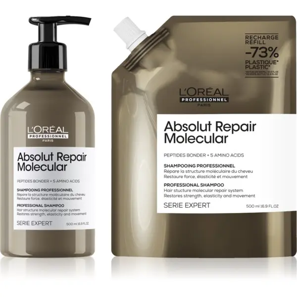L’Oréal Professionnel L’Oréal Professionnel Serie Expert Absolut Repair Molecular изгодна опаковка за увредена коса