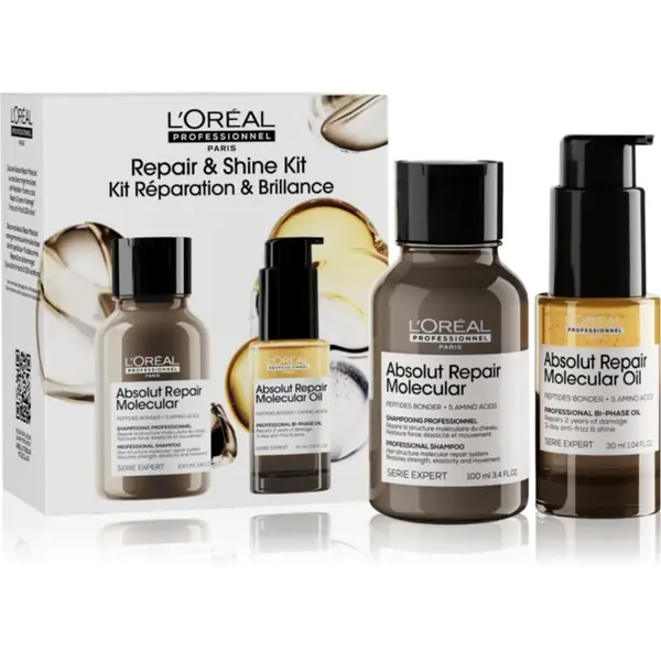 L’Oréal Professionnel L’Oréal Professionnel Serie Expert Absolut Repair Molecular подаръчен комплект за увредена коса