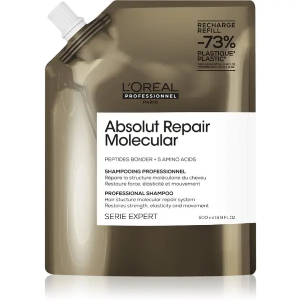 L’Oréal Professionnel L’Oréal Professionnel Serie Expert Absolut Repair Molecular подсилващ шампоан за увредена коса 500 мл.