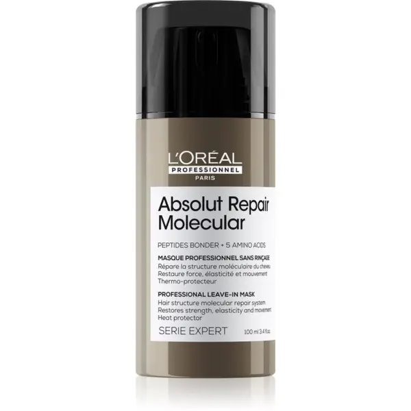 L’Oréal Professionnel L’Oréal Professionnel Serie Expert Absolut Repair Molecular възстановяваща маска за увредена коса 100 мл.