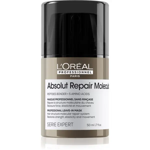 L’Oréal Professionnel L’Oréal Professionnel Serie Expert Absolut Repair Molecular възстановяваща маска за увредена коса 50 мл.