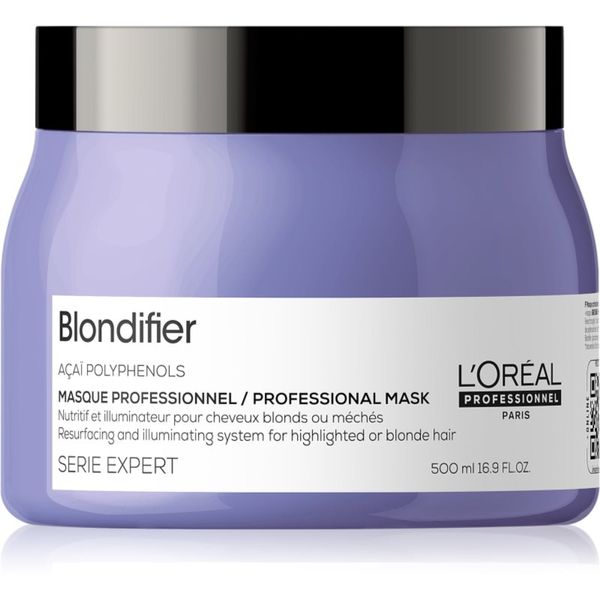 L’Oréal Professionnel L’Oréal Professionnel Serie Expert Blondifier регенерираща и възстановяваща маска за блонд коса и коса с кичури 500 мл.