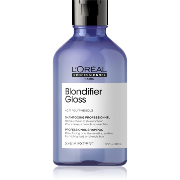 L’Oréal Professionnel L’Oréal Professionnel Serie Expert Blondifier успокояващ и регенериращ шампоан за изрусена коса, коса с кичури със студени руси нюанси 300 мл.