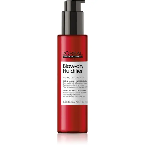 L’Oréal Professionnel L’Oréal Professionnel Serie Expert Blow-dry Fluidifier подхранващ и термозащитен крем за естествена фиксация 150 мл.